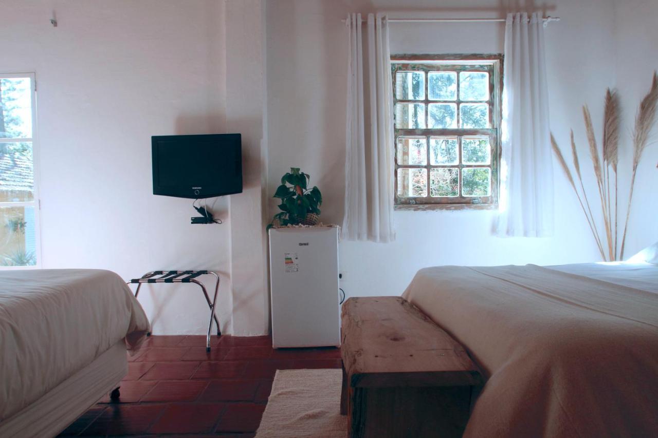 Hospedagem Fazenda Nova America Brotas Bagian luar foto