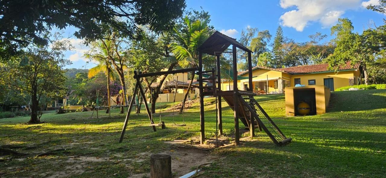 Hospedagem Fazenda Nova America Brotas Bagian luar foto