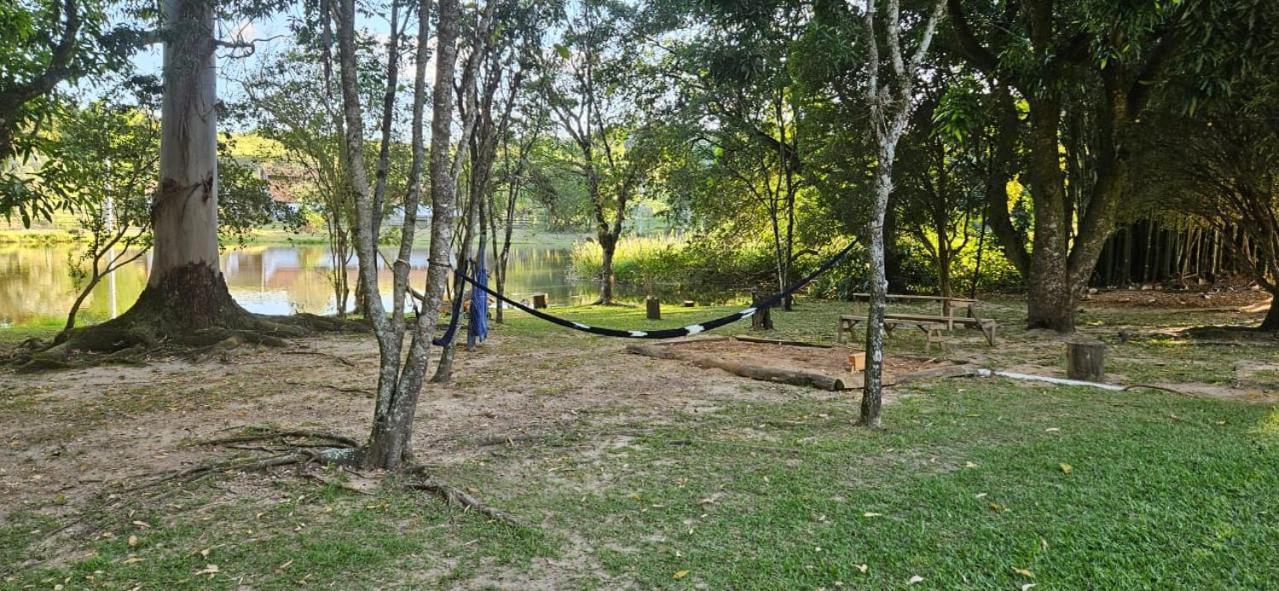 Hospedagem Fazenda Nova America Brotas Bagian luar foto