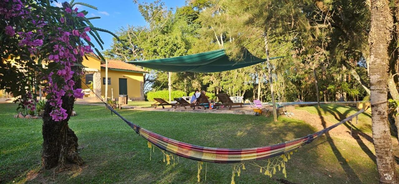 Hospedagem Fazenda Nova America Brotas Bagian luar foto