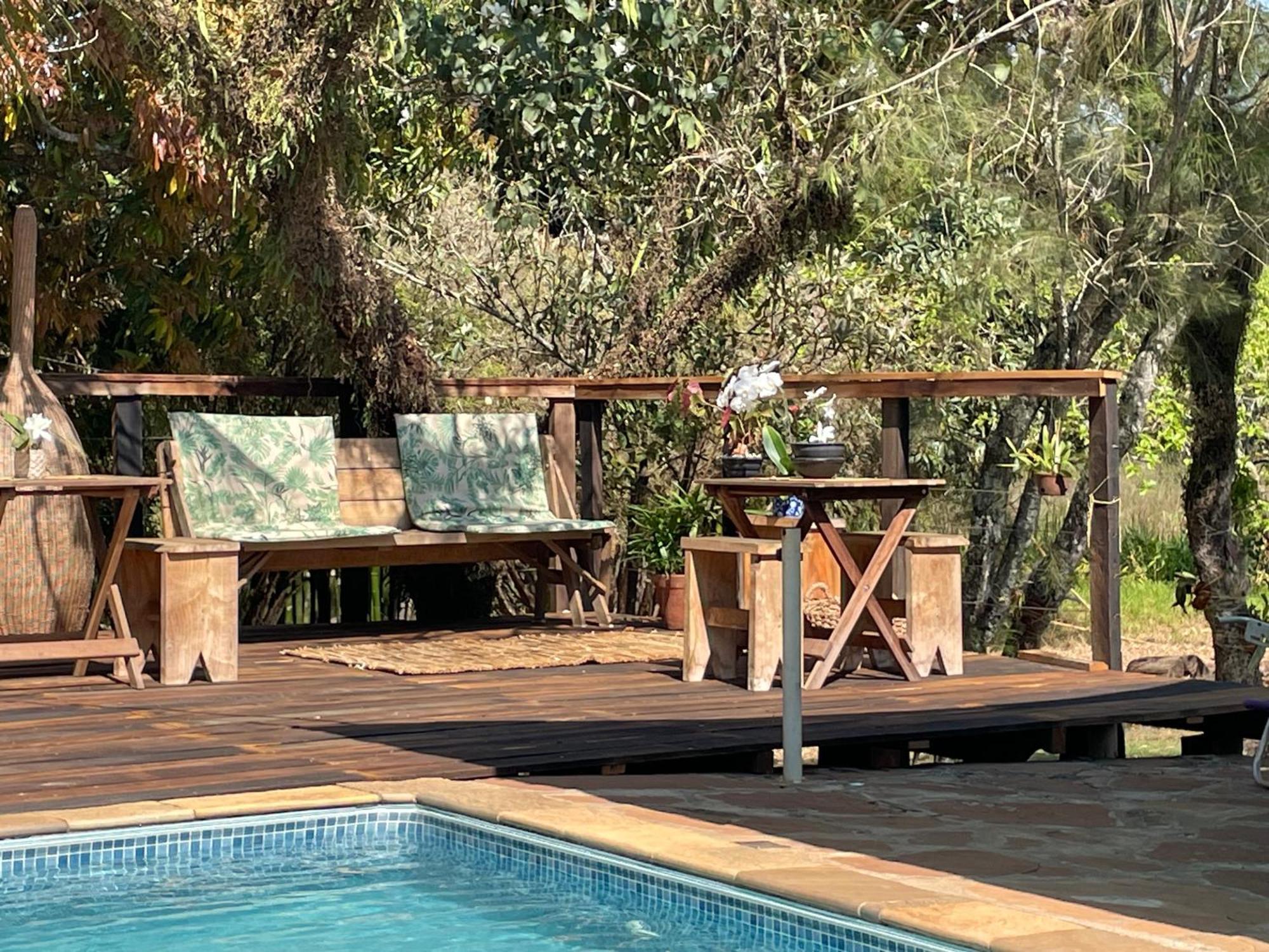 Hospedagem Fazenda Nova America Brotas Bagian luar foto
