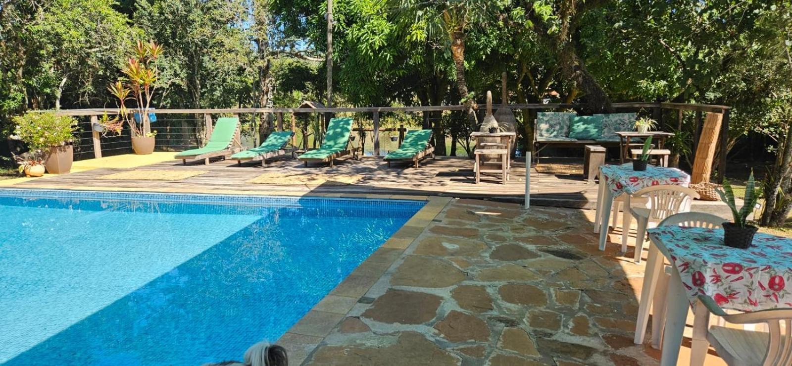 Hospedagem Fazenda Nova America Brotas Bagian luar foto