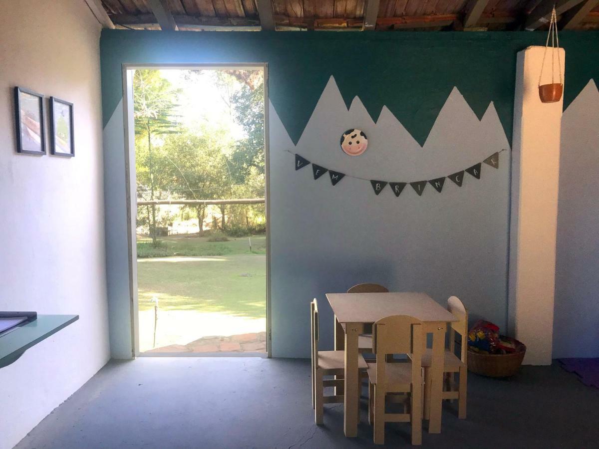 Hospedagem Fazenda Nova America Brotas Bagian luar foto